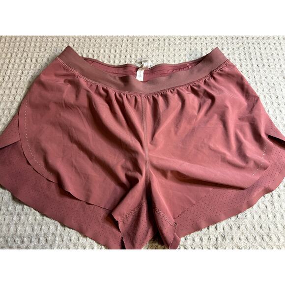 Lululemon Fast and Free Mauve Shorts, Size 10 - Picture 1 of 3